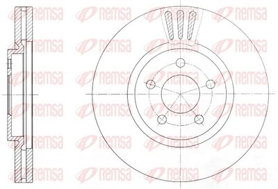 Тормозной диск REMSA 61370.10