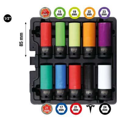 KS TOOLS 5150890 Muciņu komplekts