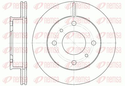 Тормозной диск REMSA 61241.10
