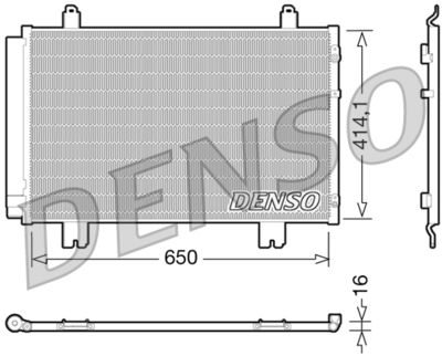 Конденсатор, кондиционер DENSO DCN51009