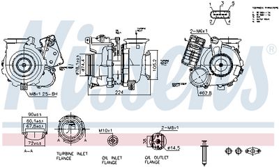 Kompresors, Turbopūte NISSENS 93462