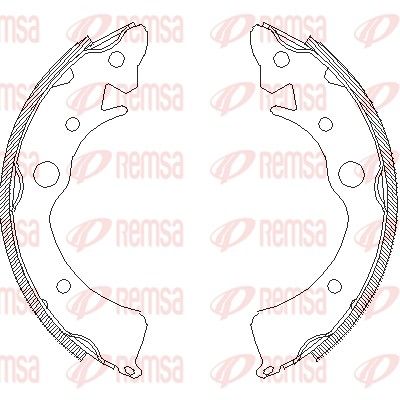 Bremžu loki REMSA 4096.00