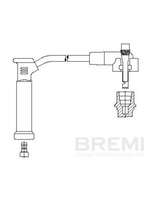 Augstsprieguma vads BREMI 899/70