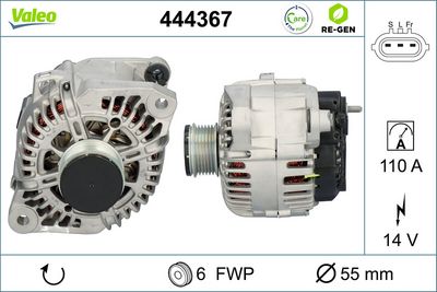 Генератор VALEO 444367
