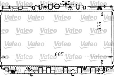 Radiators, Motora dzesēšanas sistēma VALEO 819123