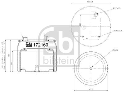 Pneimoatsperes spilvens, Pneimopiekare FEBI BILSTEIN 172160