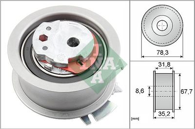 Натяжной ролик, ремень ГРМ Schaeffler INA 531 0628 30