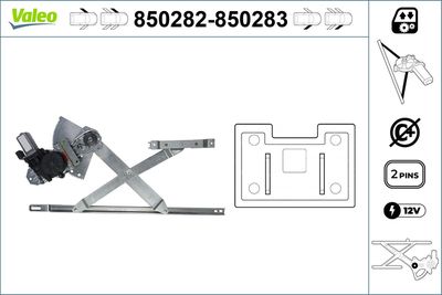 Стеклоподъемник VALEO 850282
