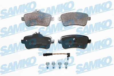 Комплект тормозных колодок, дисковый тормоз SAMKO 5SP1817A