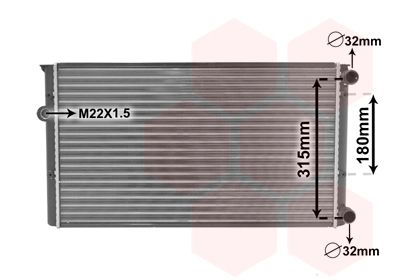 Radiators, Motora dzesēšanas sistēma VAN WEZEL 58002105