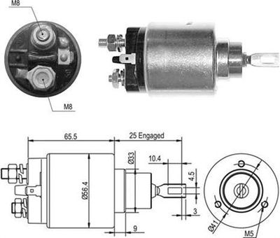 Ievilcējrelejs, Starteris MAGNETI MARELLI 940113050051