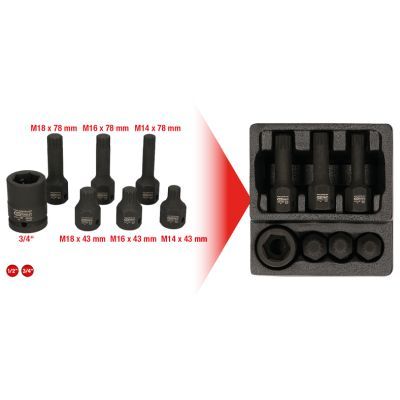 Muciņatslēgu komplekts KS TOOLS 515.1160