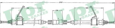 Тросик, cтояночный тормоз LPR C0299B