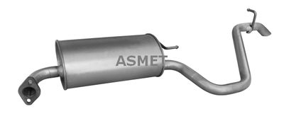 Глушитель выхлопных газов конечный ASMET 15.010