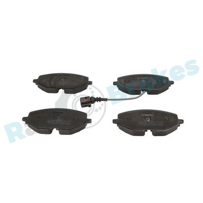 Bremžu uzliku kompl., Disku bremzes RAP BRAKES R-P1661