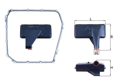 Гидрофильтр, автоматическая коробка передач KNECHT HX 185D