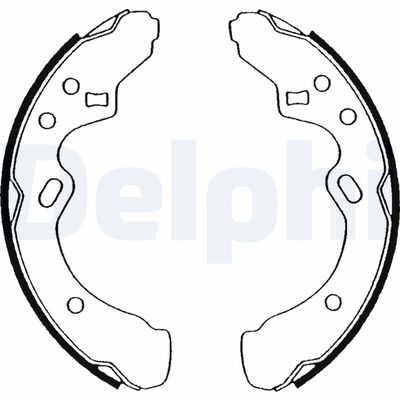 Комплект тормозных колодок DELPHI LS1501