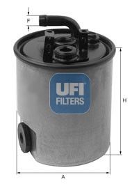 Degvielas filtrs UFI 24.005.00