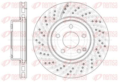 Bremžu diski REMSA 61322.10