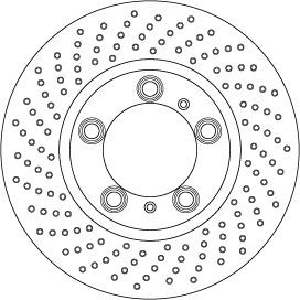 Bremžu diski TRW DF6778S