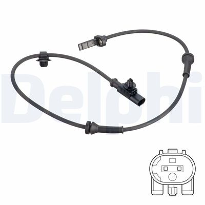 Devējs, Riteņu griešanās ātrums DELPHI SS20786