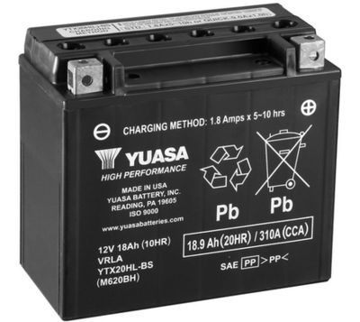 YUASA YTX20HLBS Startera akumulatoru baterija