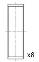 Шатунный подшипник FAI AutoParts BB2025-STD