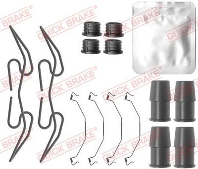 Комплектующие, колодки дискового тормоза QUICK BRAKE 109-0133