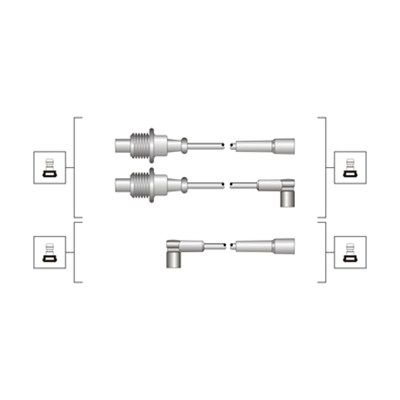 Augstsprieguma vadu komplekts MAGNETI MARELLI 941319170118
