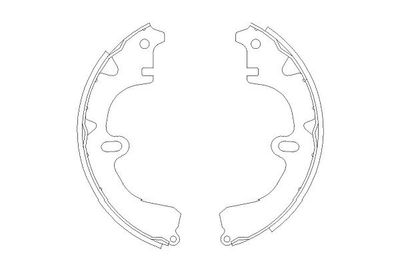 Комплект тормозных колодок KAVO PARTS KBS-9918