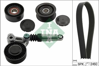 Ķīļrievu siksnu komplekts Schaeffler INA 529 0075 10