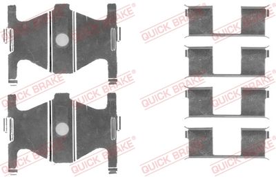 Piederumu komplekts, Disku bremžu uzlikas QUICK BRAKE 109-1754
