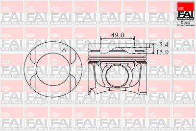 Поршень FAI AutoParts PK20-000
