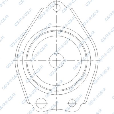 Amortizatora statnes balsts GSP 534613