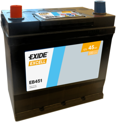 EXIDE EB451 Startera akumulatoru baterija