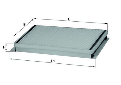 Фильтр, воздух во внутренном пространстве KNECHT LA 9