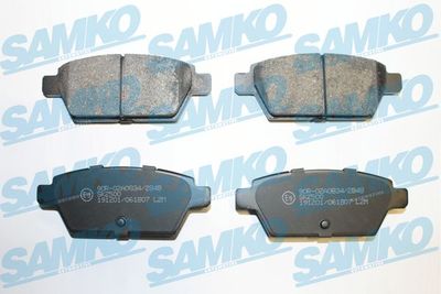 Комплект тормозных колодок, дисковый тормоз SAMKO 5SP1807