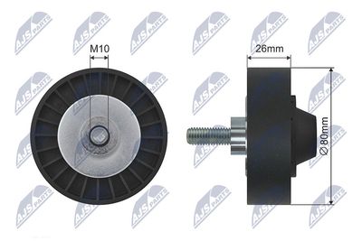 Parazīt-/Vadrullītis, Ķīļrievu siksna NTY RRK-JG-000
