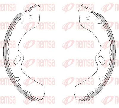 Тормозные колодки REMSA 4459.00