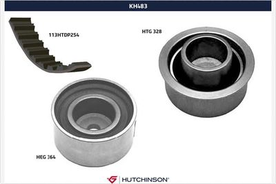 Комплект ремня ГРМ HUTCHINSON KH 483