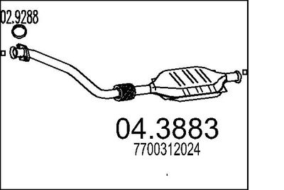 Катализатор MTS 04.3883