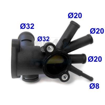 Dzesēšanas šķidruma flancis MEAT & DORIA 93147