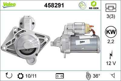 Starteris VALEO 458291