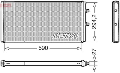 Radiators, Motora dzesēšanas sistēma DENSO DRM05076