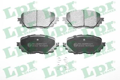 Bremžu uzliku kompl., Disku bremzes LPR 05P2002