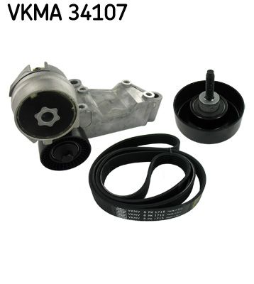 Поликлиновой ременный комплект SKF VKMA 34107