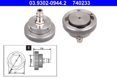 Штуцер для удаления воздуха ATE 03.9302-0944.2