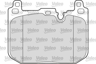 Bremžu uzliku kompl., Disku bremzes VALEO 601679