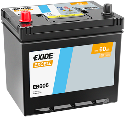 Стартерная аккумуляторная батарея EXIDE EB605