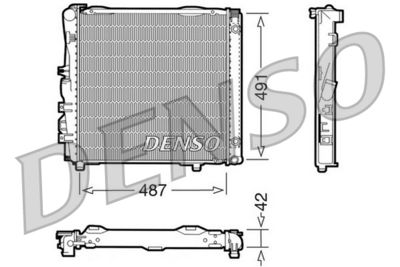 Radiators, Motora dzesēšanas sistēma DENSO DRM17052